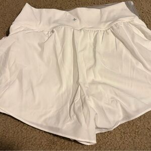 HALARA Women's White Athletic Shorts